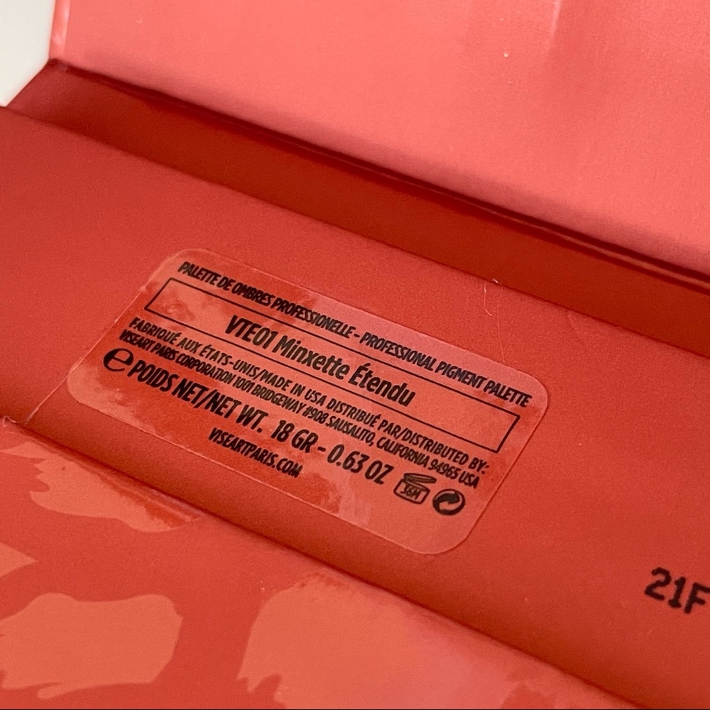 Viseart Minxette ÉTENDU Eyeshadow Palette - Picture 4 of 7